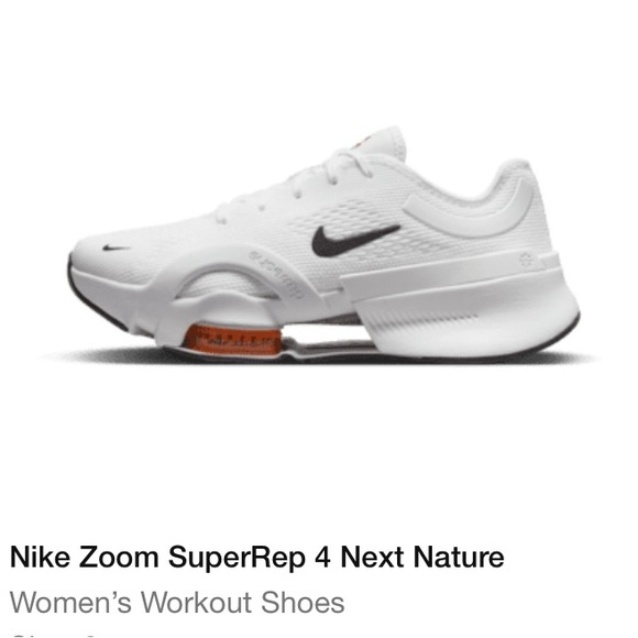 Nike Shoes - Nike Zoom SuperRep 4 Next Nature Women's Shoes - White and Black